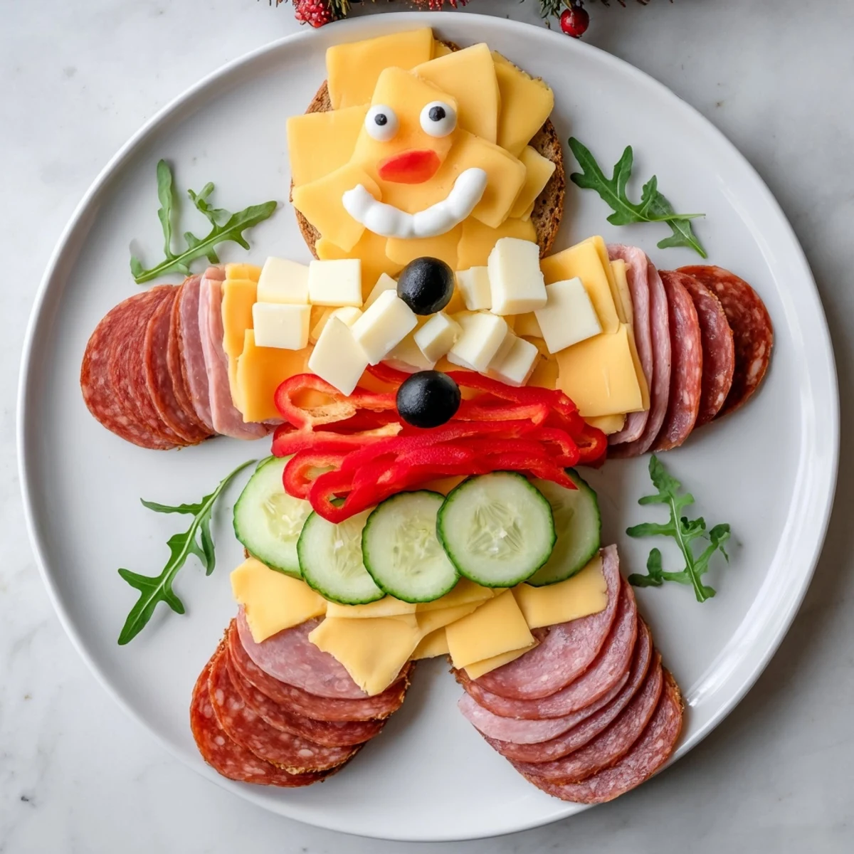 Gingerbread Man Savory Platter