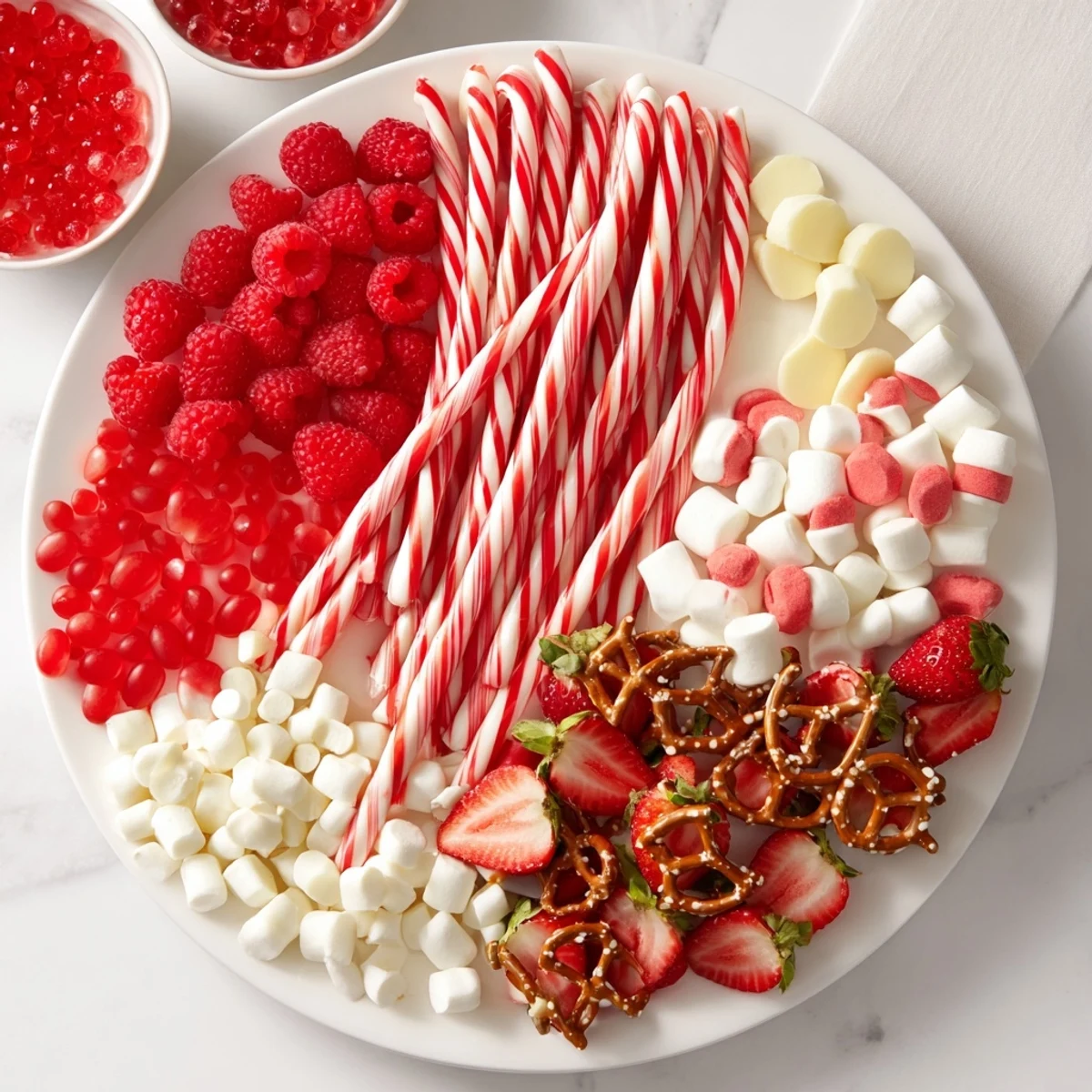 Red and White Candy Stripe