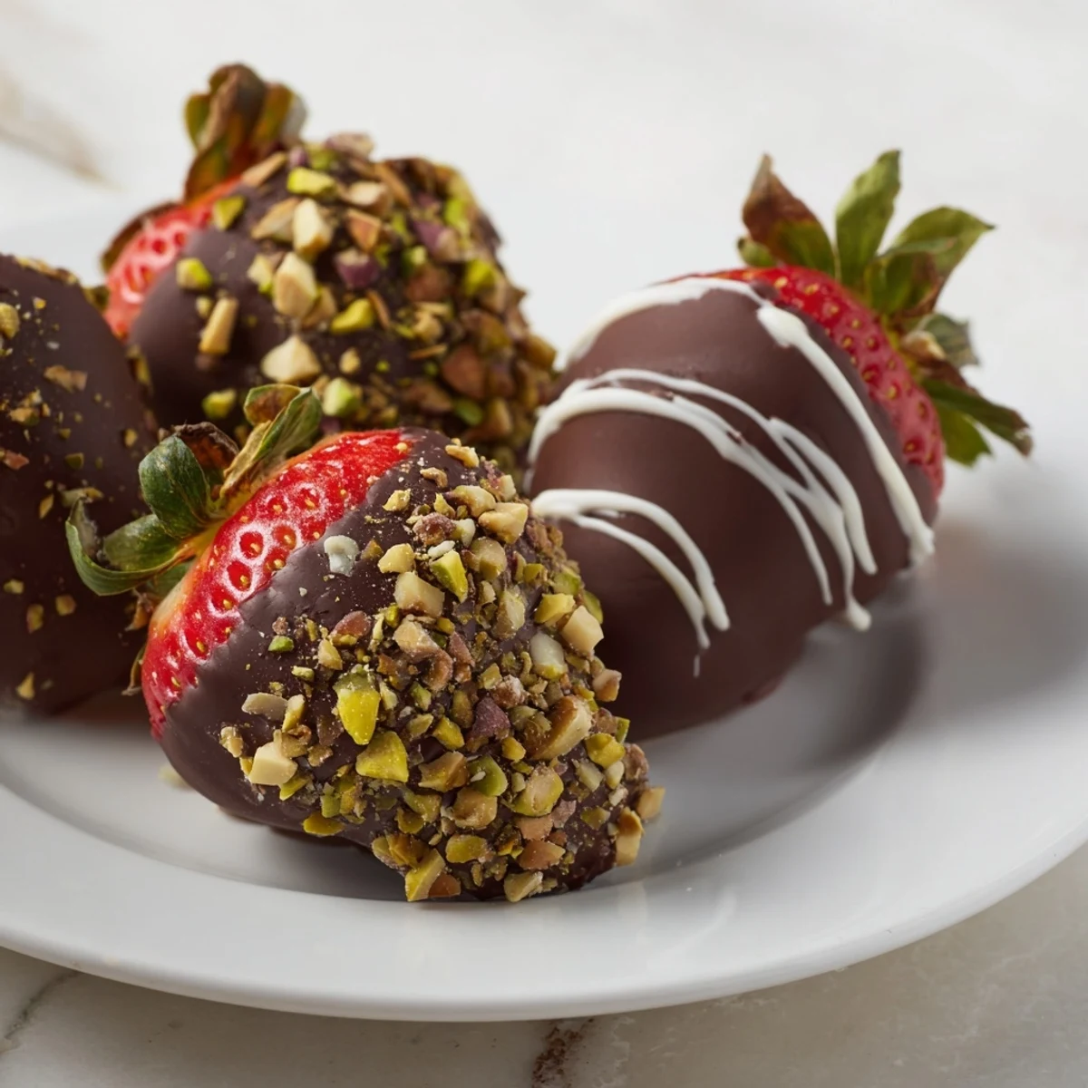 Juicy Dark Chocolate Covered Strawberry Dips, a decadent dessert, perfect for your holiday spread.