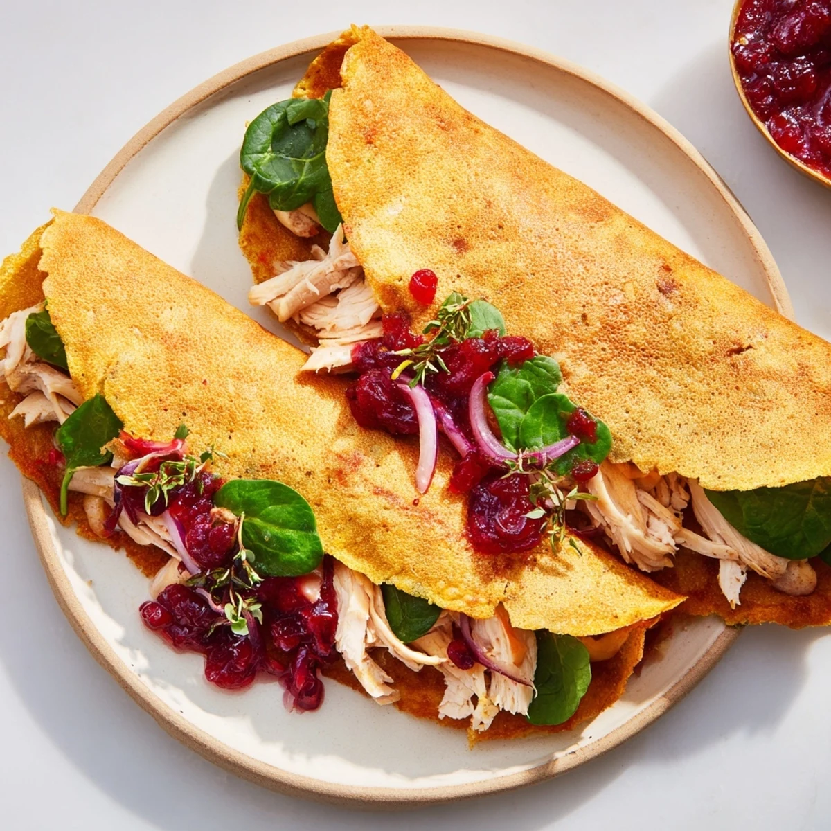 Chicken Brie Holiday Wrap