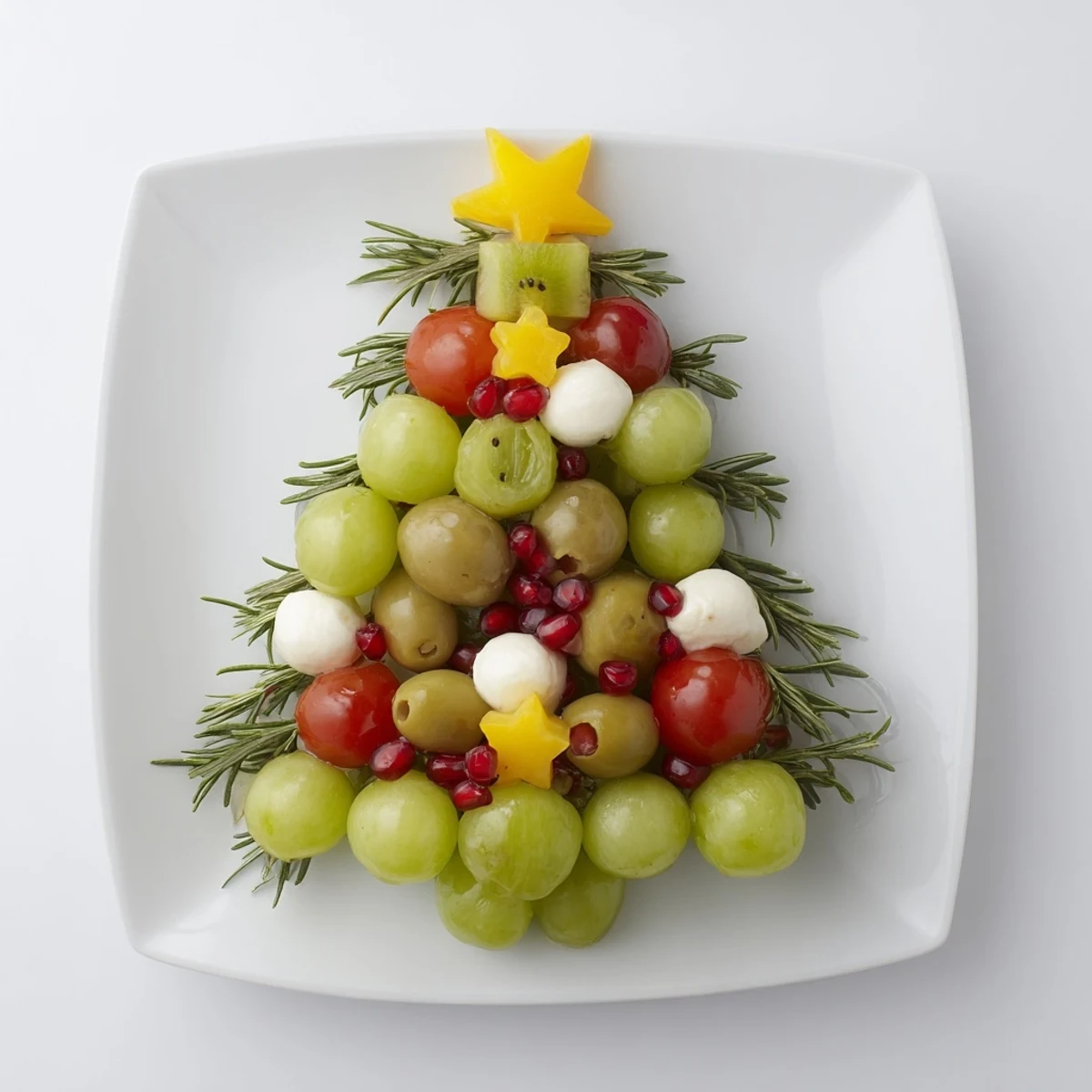 Festive Christmas Tree Platter