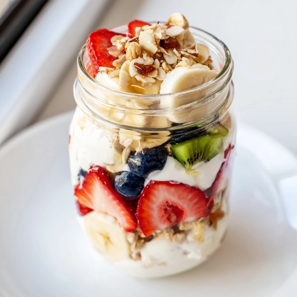 Layered Yogurt Fruit Parfait
