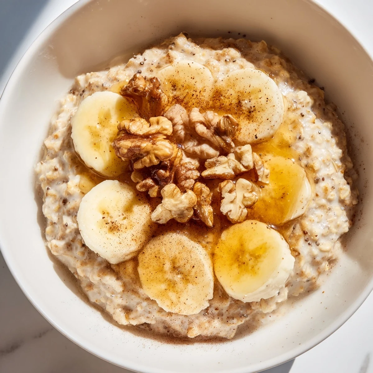Microwave Banana Oats Bowl