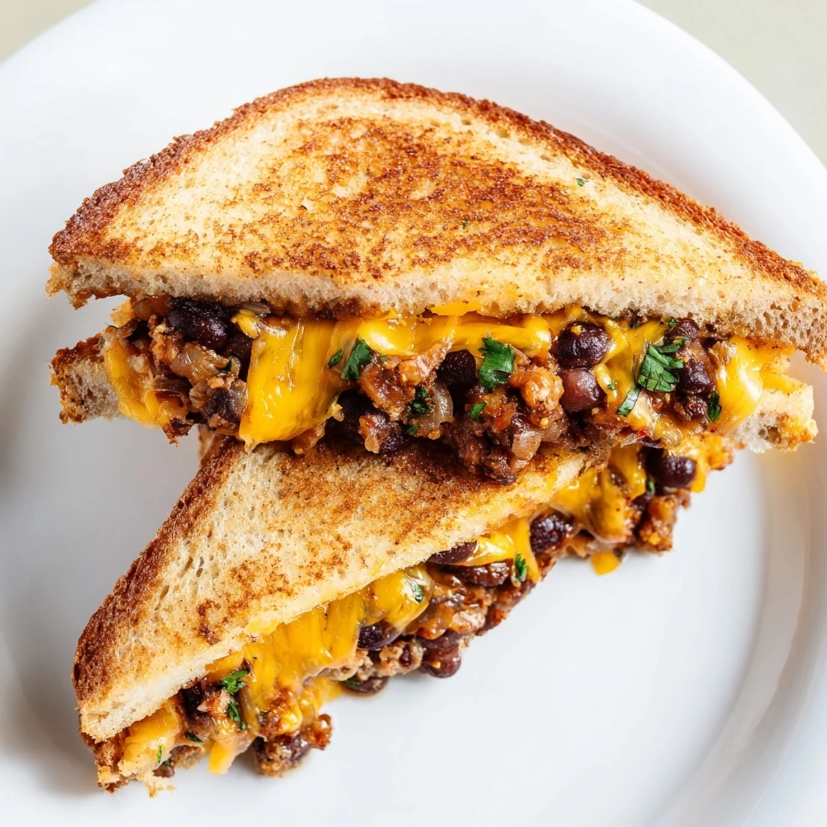 Black Bean Grilled Cheese