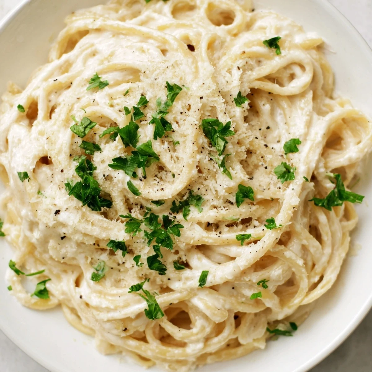 Cottage Cheese Alfredo Sauce
