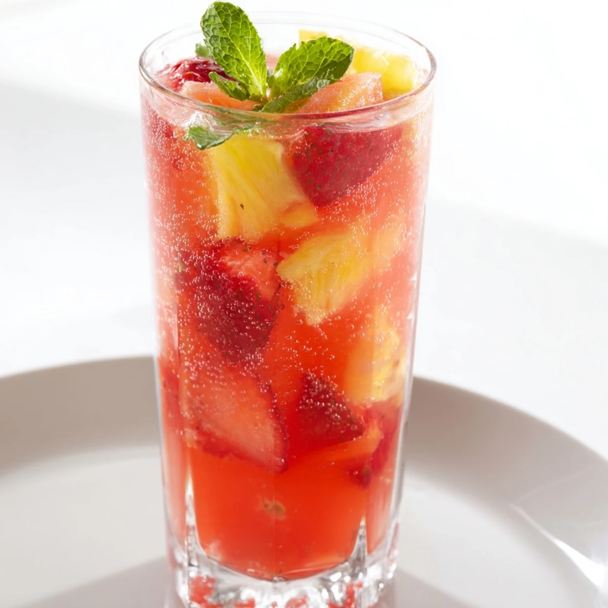 Enjoy a visually stunning pitcher of fruit refresher drinks; mix, and pour over ice, delicious!