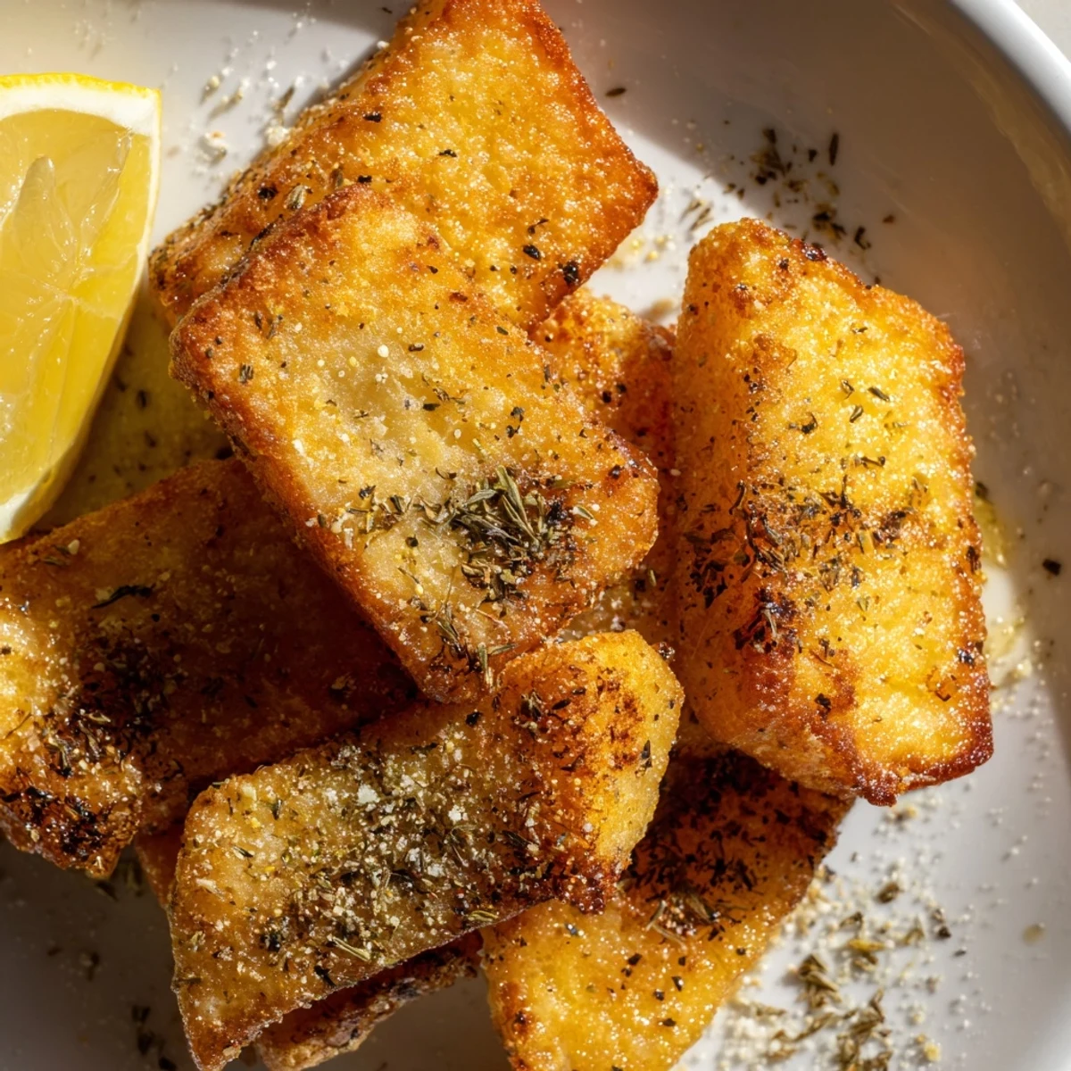 Golden, bubbly Greek saganaki cheese sizzling in a hot pan, ready to be flipped.