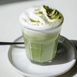 Enjoy a refreshing Creamy Matcha Latte, its bright green swirl topped with a sweet, airy cold foam.