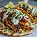 Coconut Lime Grilled Fish Tacos