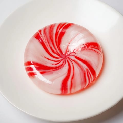 No-Bake Peppermint Candy Bowl