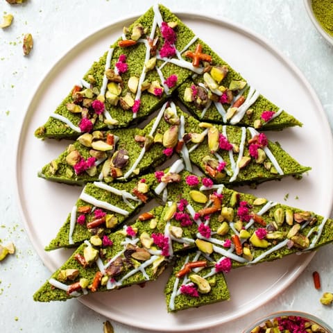 Matcha Pistachio Christmas Tree
