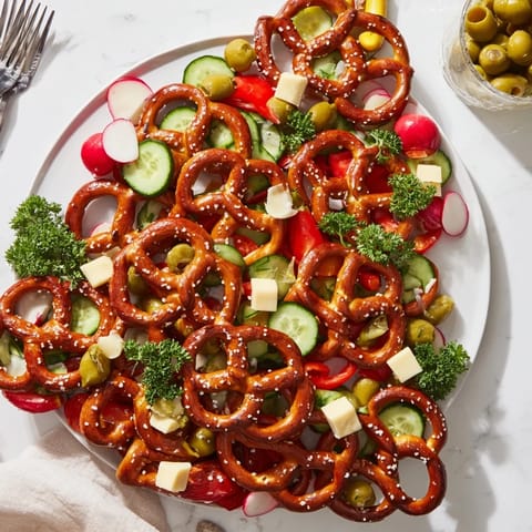 Bretzel Arbre de Vie Platter