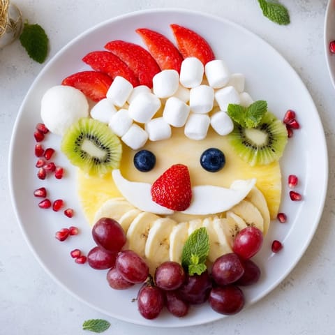 Santa Fruit Platter Pineapple