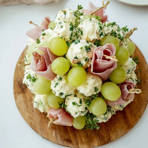 Mistletoe Kissing Ball Appetizer