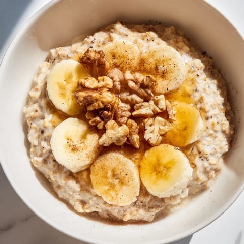 Microwave Banana Oats Bowl