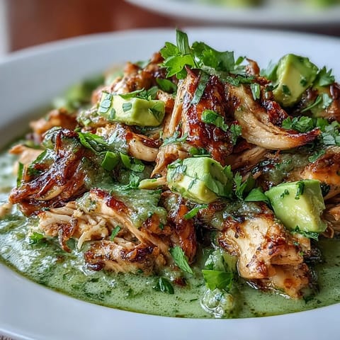 Hearty Chicken Chili Verde, its rich green sauce bursting with roasted pepper flavor.