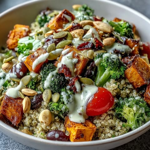 Deconstructed Meal Prep Week-Long Power Bowl with chickpeas, fresh veggies, and crunchy nuts.