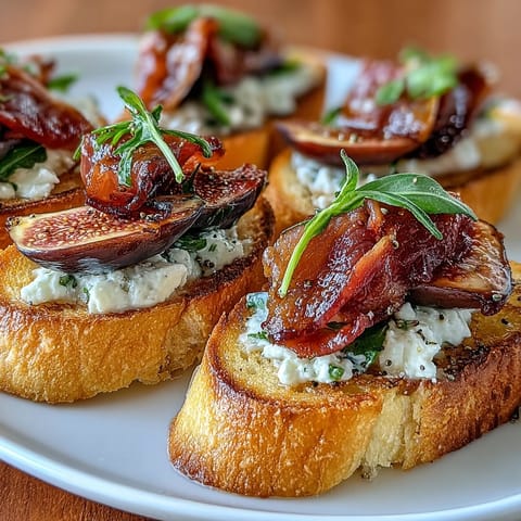 Crostini with Prosciutto Fig