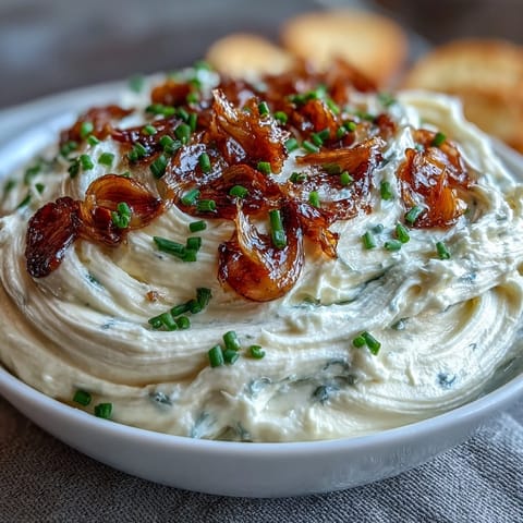Creamy garlic cream cheese spread with roasted garlic cloves and fresh chives, ready to serve on bagels or crackers.  