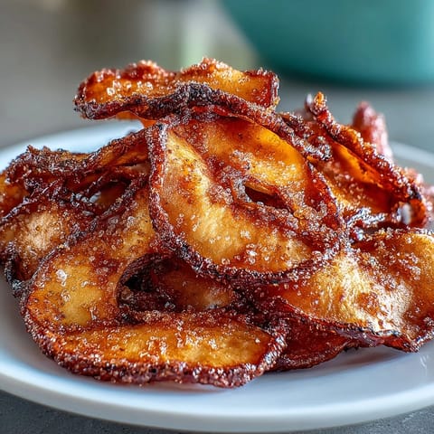 Air Fryer Apple Chips Cinnamon