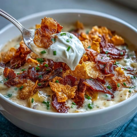 Funeral Potatoes Loaded Soup