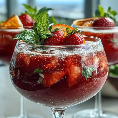 Mothers Day Strawberry Mimosa