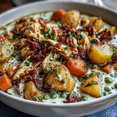 Slow Cooker Chicken Pot Pie