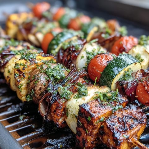 Summer Grilled Veggie Skewers