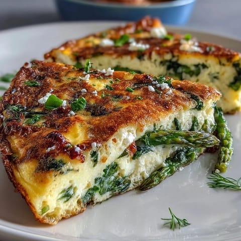 Spring Brunch Frittata Asparagus