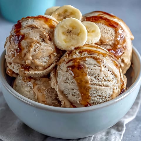Peanut Butter Banana Ice Cream