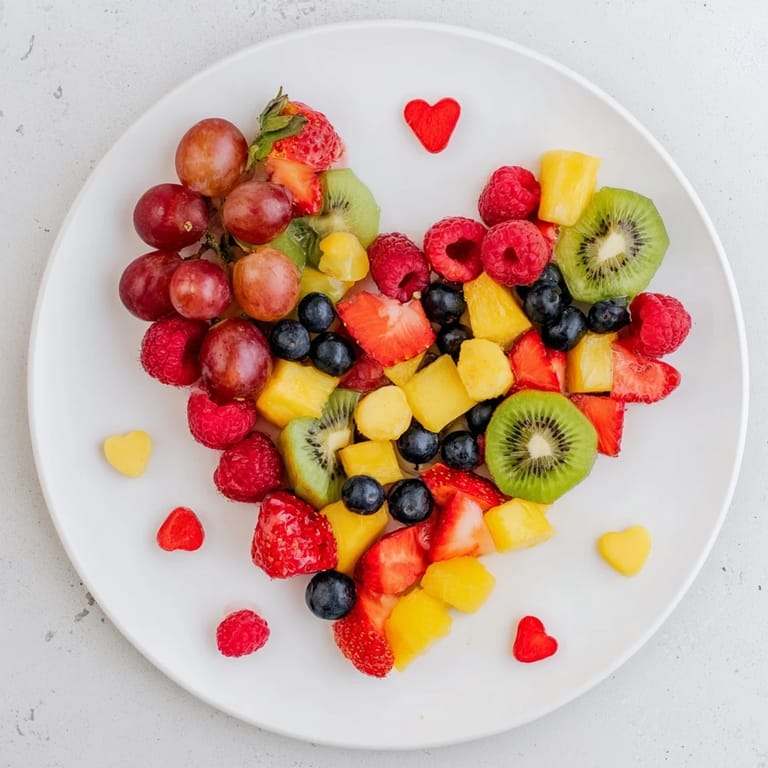 Explore a stunning Sweetheart Fruit Board, featuring juicy watermelon and other fruits, a perfect, romantic treat.