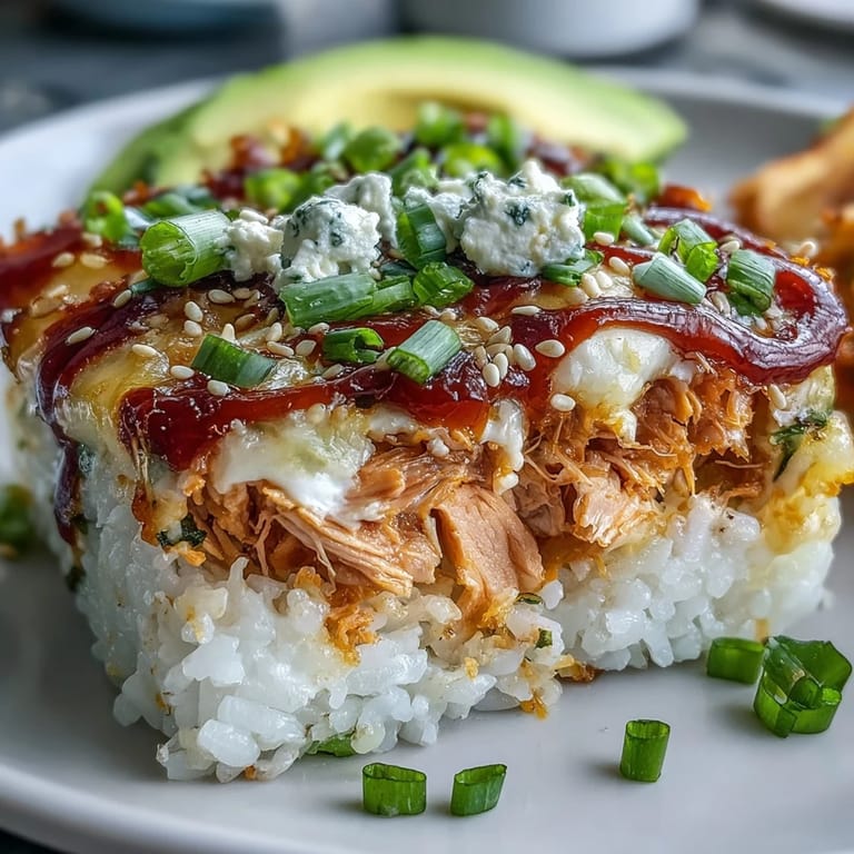 Deconstructed spicy salmon sushi bake served in a bowl with nori sheets, perfect for scooping and enjoying this TikTok trend.