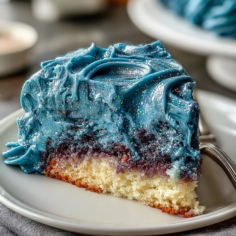 Moist vanilla Pisces galaxy cake with vibrant buttercream colors, edible glitter accents, and perfect for zodiac-themed celebrations.