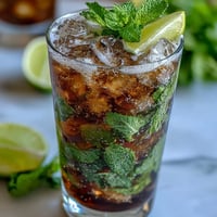 Mini mint julep mocktails with crushed ice, fresh mint, and lemon slices in elegant silver cups.